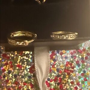 Elegant 925 Gold Hoop Earrings